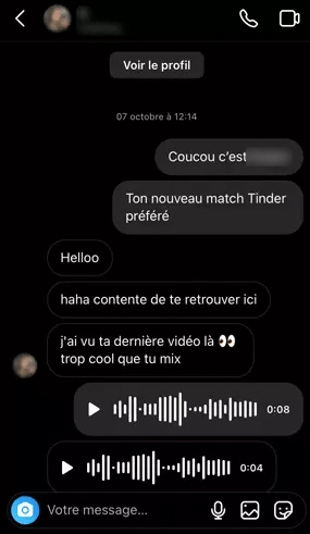 Sms pour draguer match tinder préféré 2.