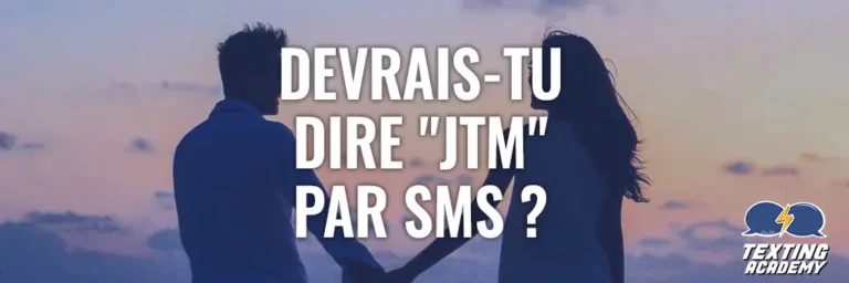 Dire je t'aime par SMS miniature.